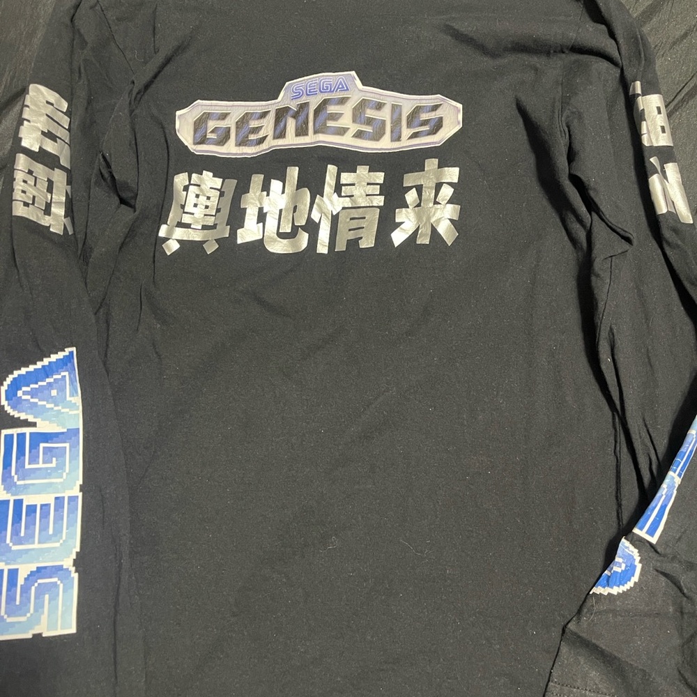 SEGA Genesis Black Long Sleeve Shirt